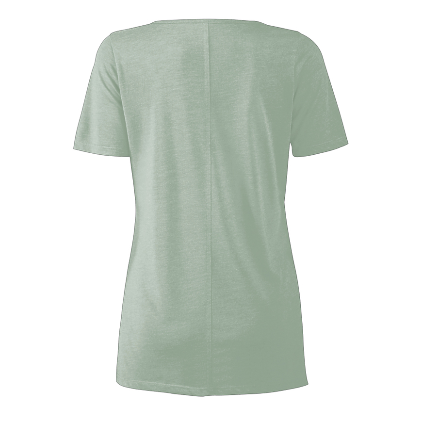 Delta Platinum Ladies Tri-Blend Short Sleeve Scoop Neck Tee: DE-P504TV3