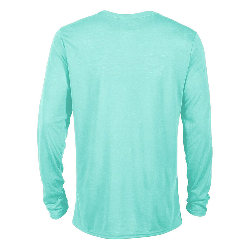 Delta Platinum Adult CVC Long Sleeve Crew Neck Tee: DE-P603CV3