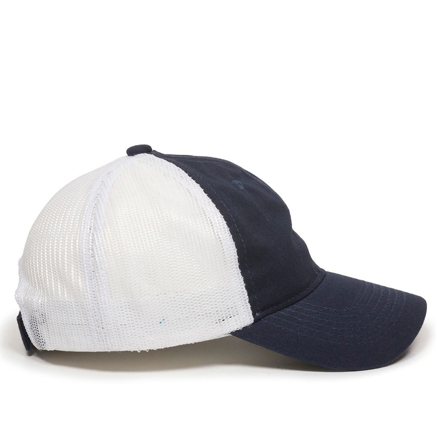 Outdoor Cap Garment Washed Trucker Cap: OU-FWT130V1