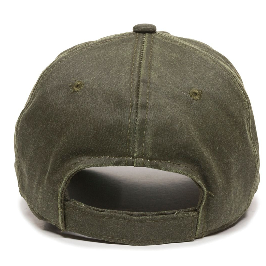 Outdoor Cap Weathered Cotton Solid Back Cap: OU-HPD605V3