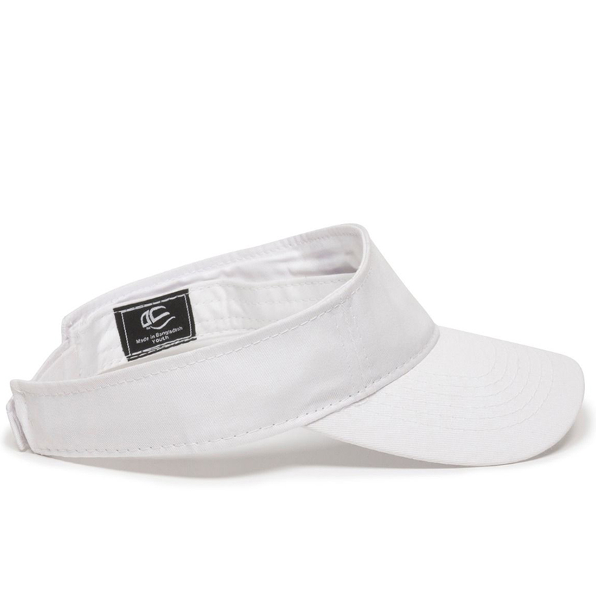 Outdoor Cap Premium Cotton Twill Visor: OU-PCTV100V1