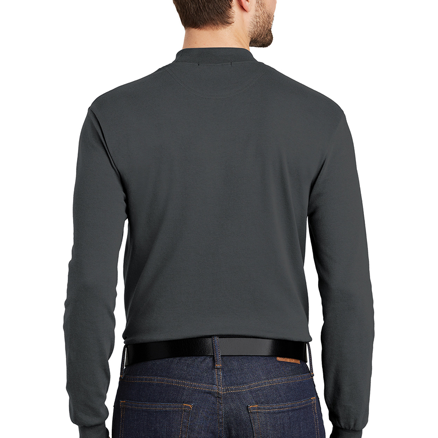 Port Authority Men Interlock Knit Mock Turtleneck: PO-K321V1