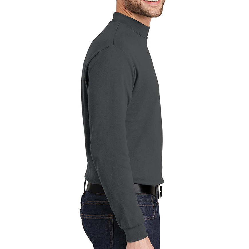 Port Authority Men Interlock Knit Mock Turtleneck: PO-K321V2