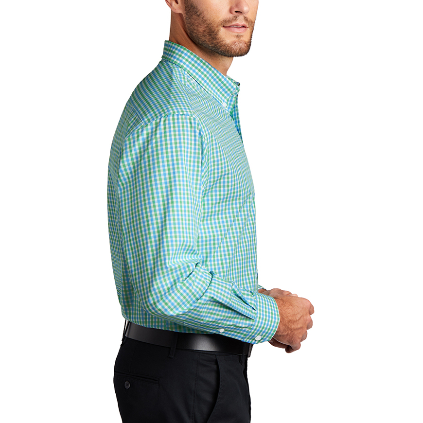 Port Authority Long Sleeve Gingham Easy Care Shirt: PO-S654V1