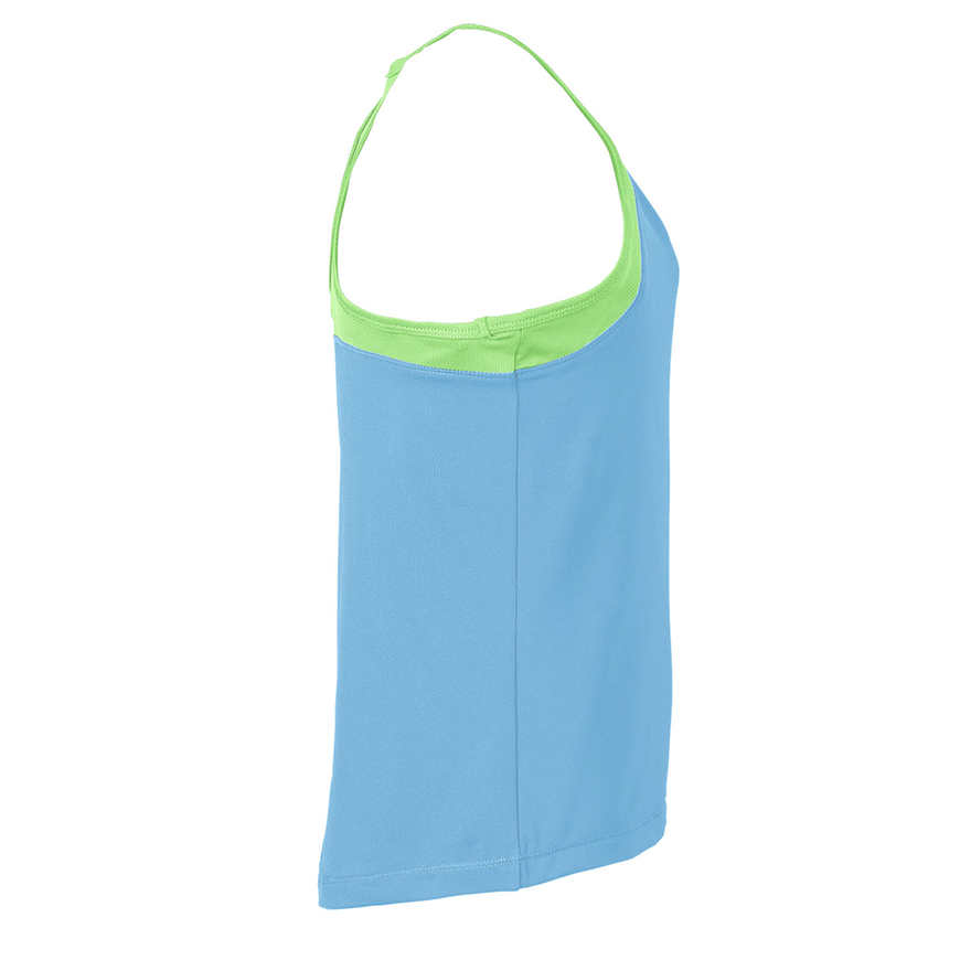 Soffe Girls High Neck Track Tank: SO-1504GV1