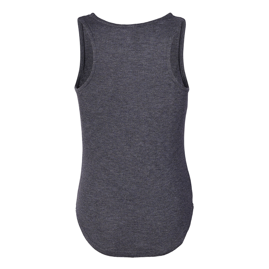 Soffe Girls Fashion Rib Tank: SO-1952GV3