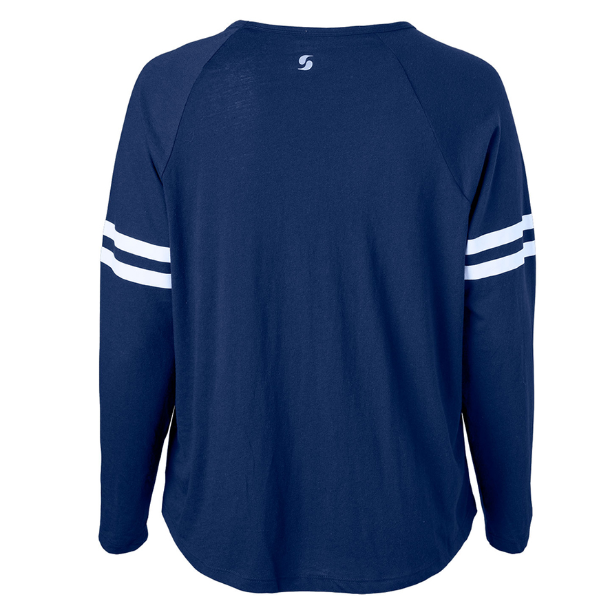 Soffe Curves Fan Crew Neck Long Sleeve Tee: SO-3056CV3