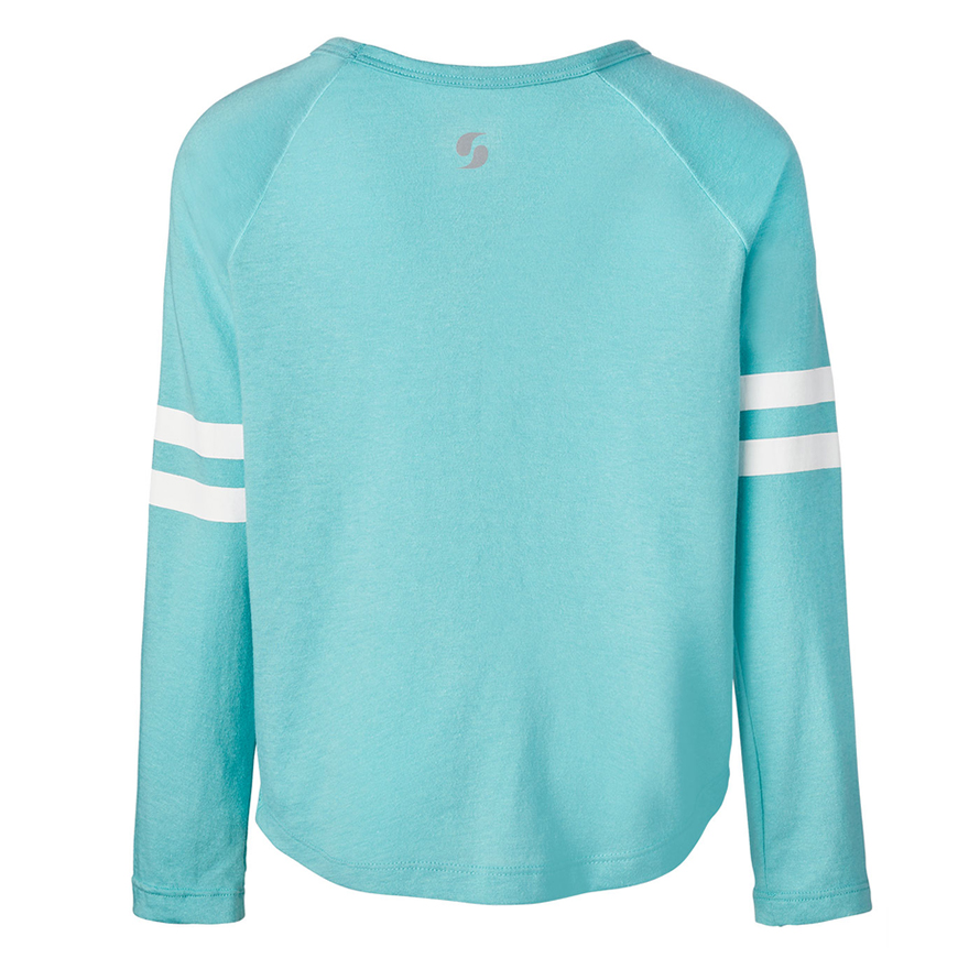 Soffe Girls Fan Crew Neck Long Sleeve Tee: SO-3056GV3